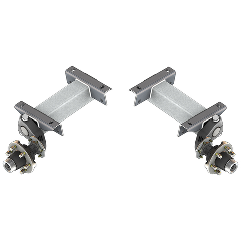 Flexiride 5200 lb Adjustable Torsion Half Axle Pair