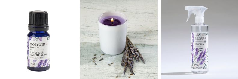 Sonoma Lavender Essential Oil Candle and Spray Mist