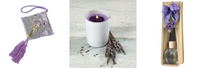 Sonoma Lavender Hanging Sachet, Candle and Essential Oil Diffuser