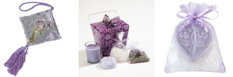 Sonoma Lavender Hanging Sachet Take Out Gift Box and Soap
