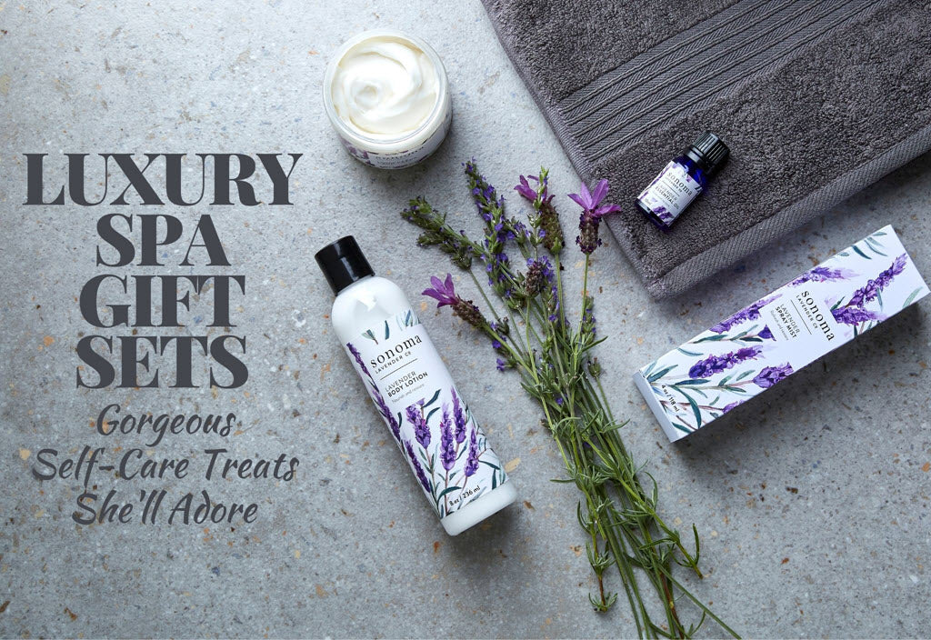 luxury spa gift sets sonoma lavender