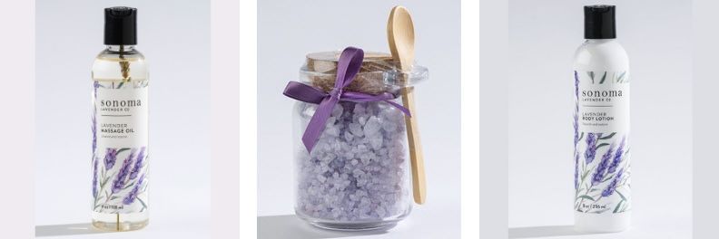 sonoma-lavender-massage-oil-bath-salts-body-lotion