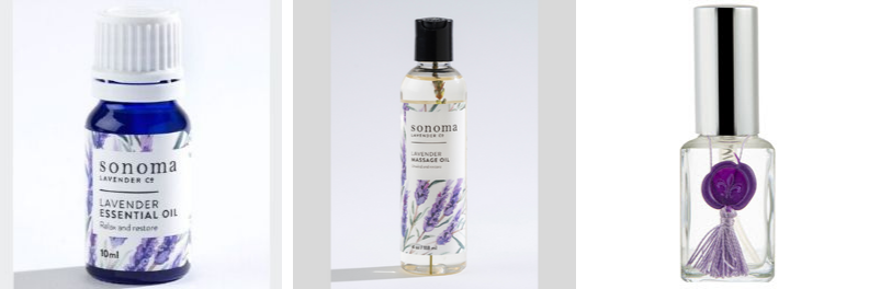 sonoma lavender essential oil and massage oil