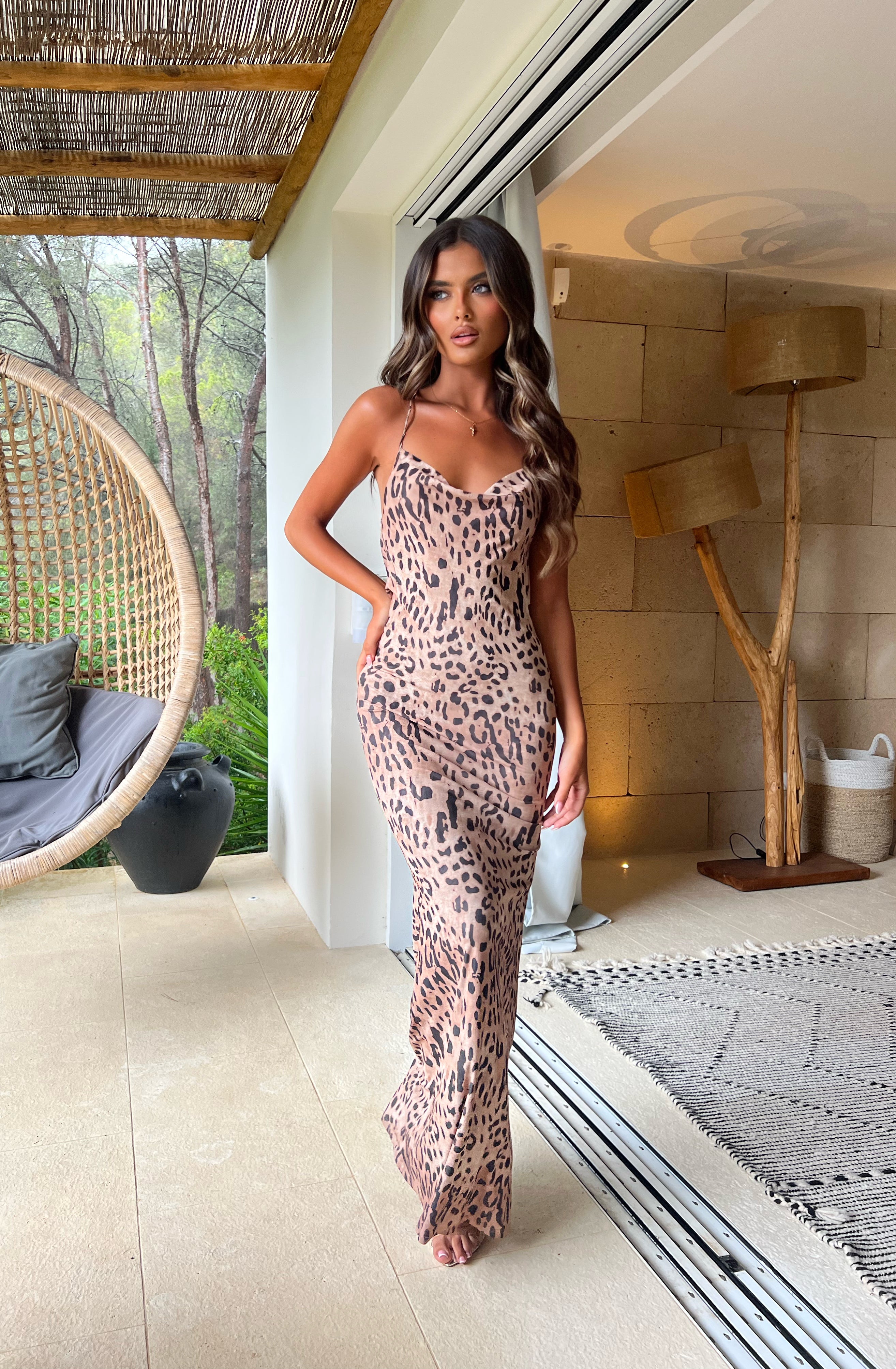 Rebecca Dress - Leopard