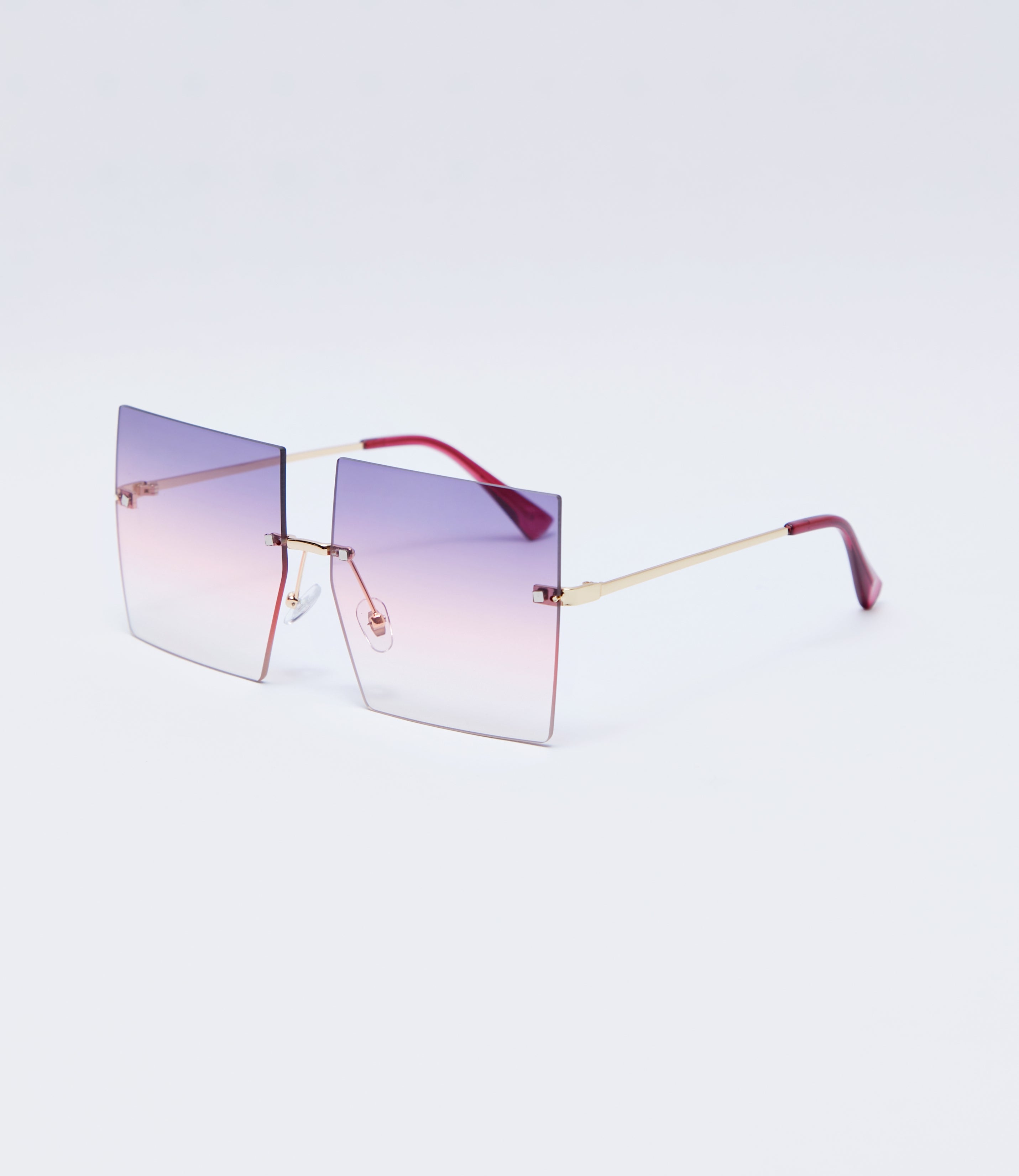 Frameless Sunglasses - Purple Ombre