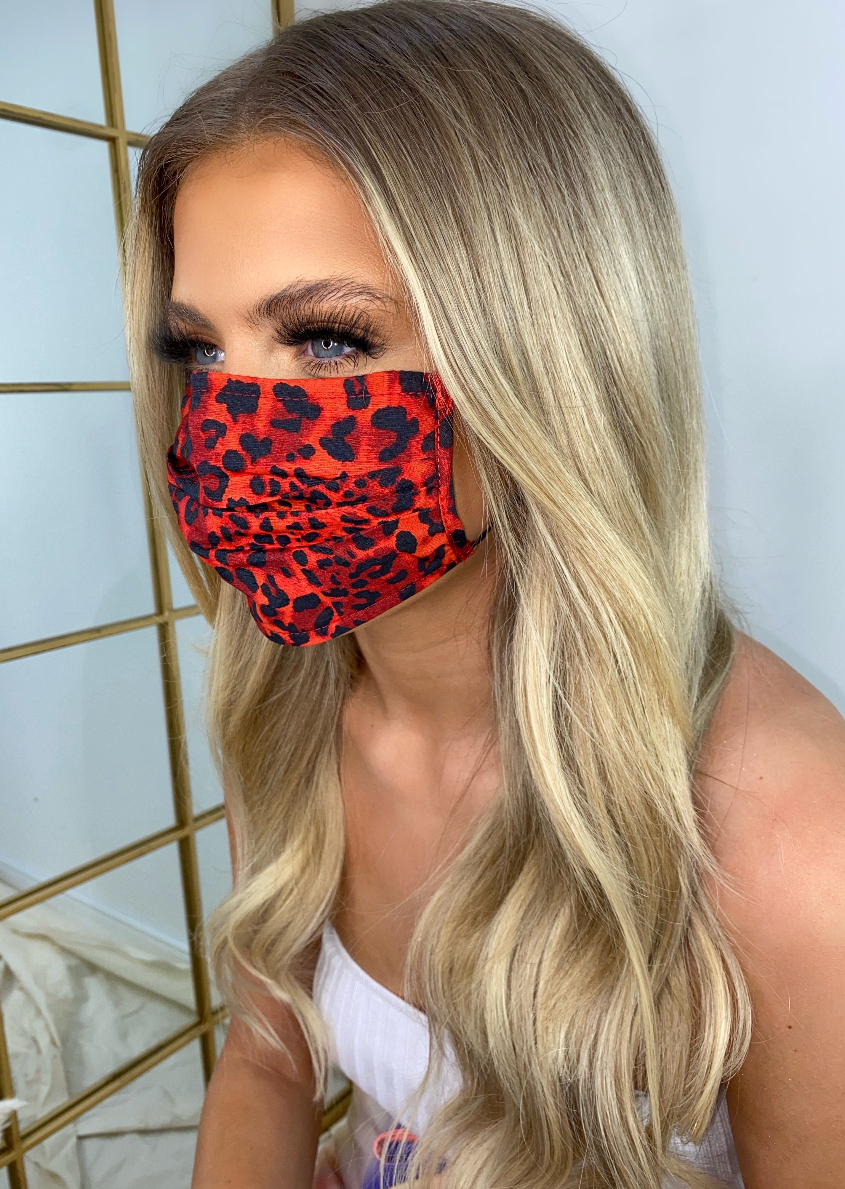 Reusable Face Mask - Red (SALE)