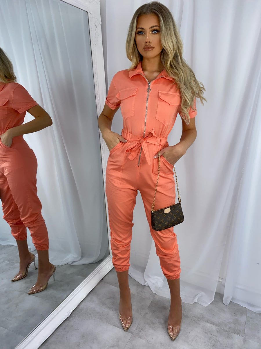 orange utility jumpsuit