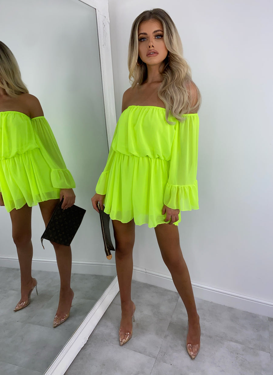 lime playsuit