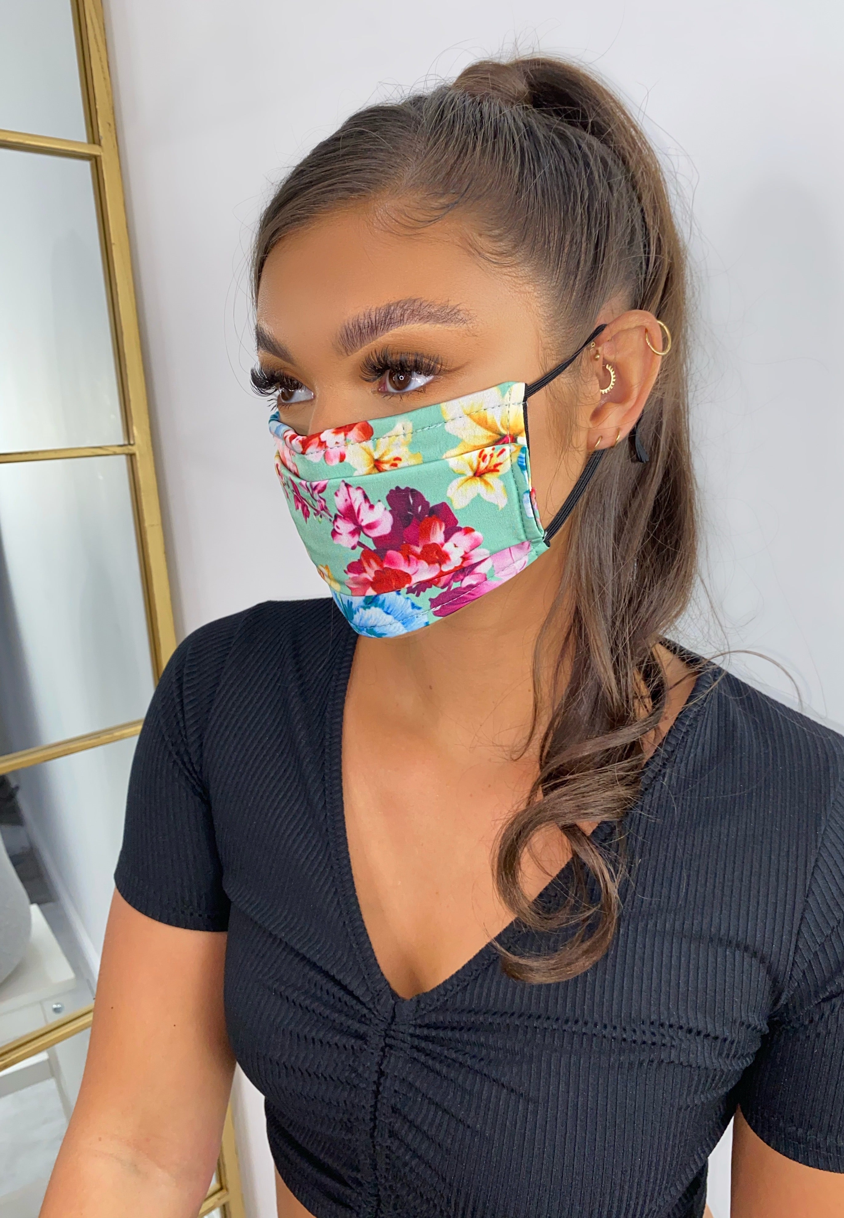 Reusable Face Mask - Flower (SALE)