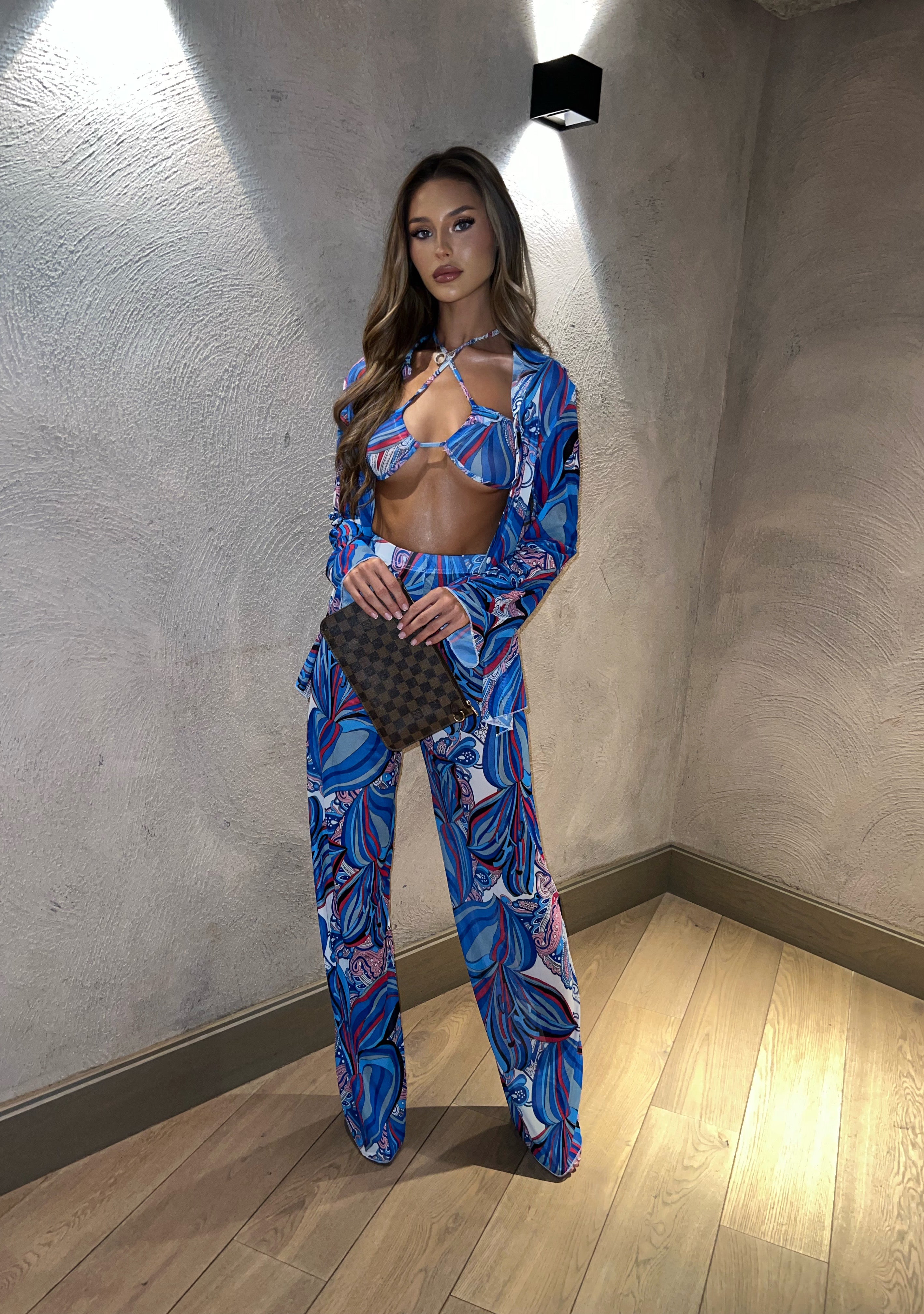 Dawson Mesh 3 Piece - Blue