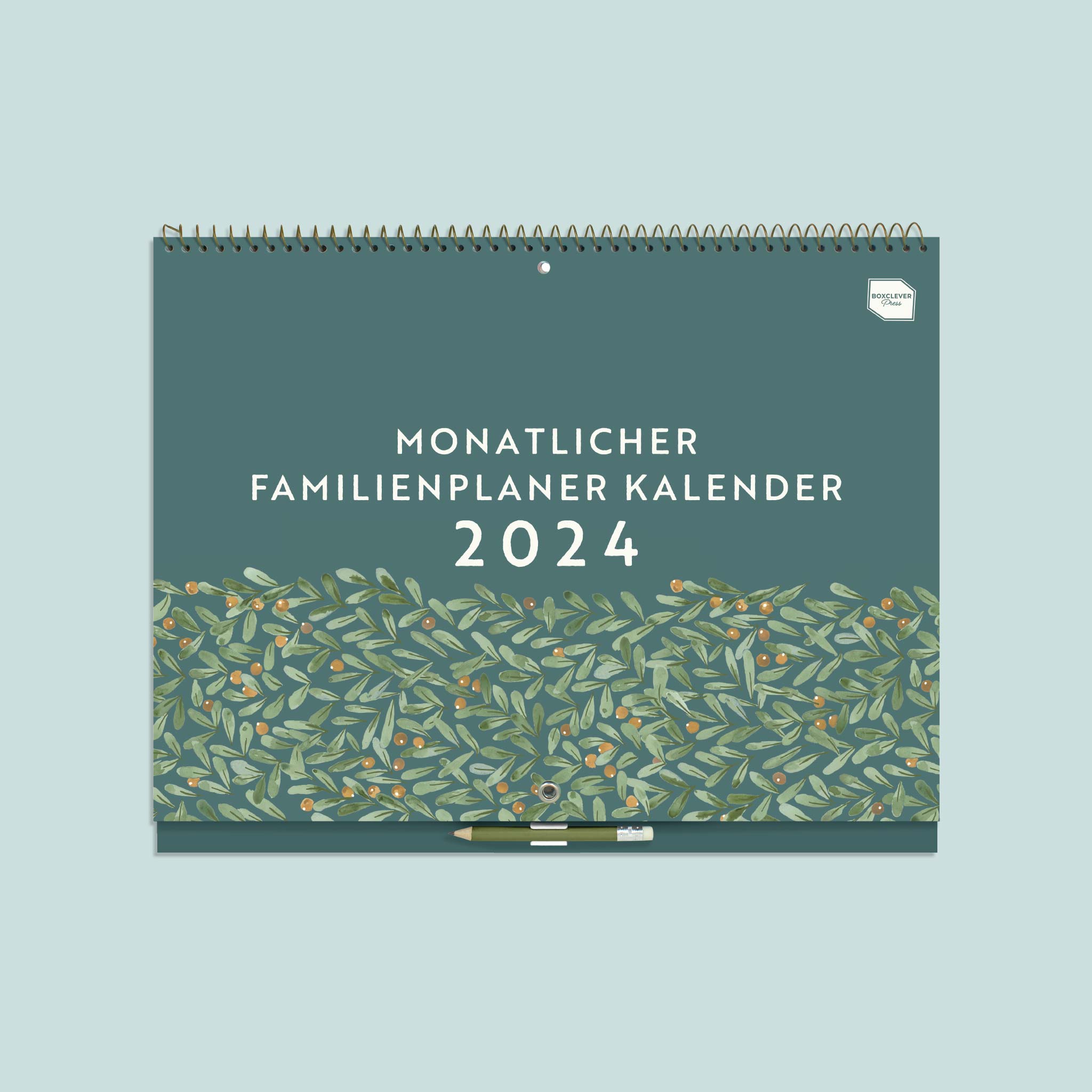 An image of Monatlicher Familienplaner | German Family Home Planner 2024