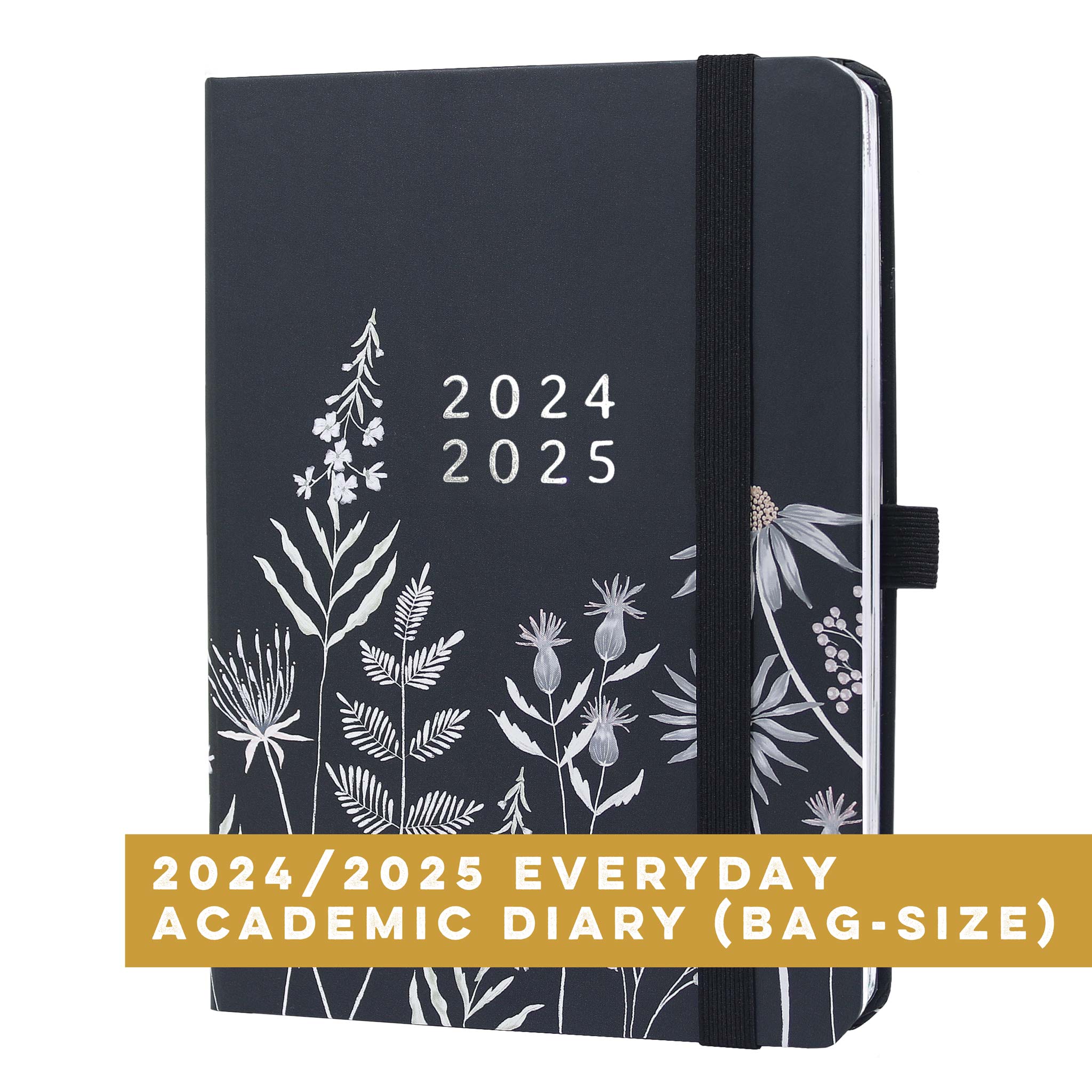 An image of Everyday Academic Diary | Weekly Planner with Note Pages Dark