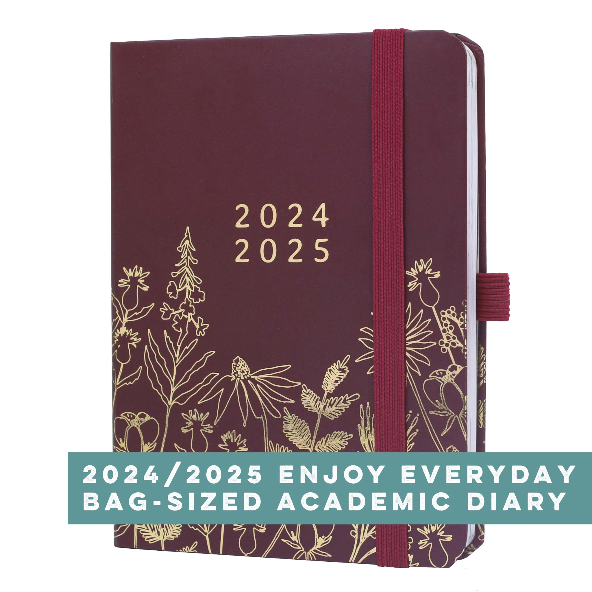 An image of Everyday Academic Diary | Weekly Planner with Note Pages Purple