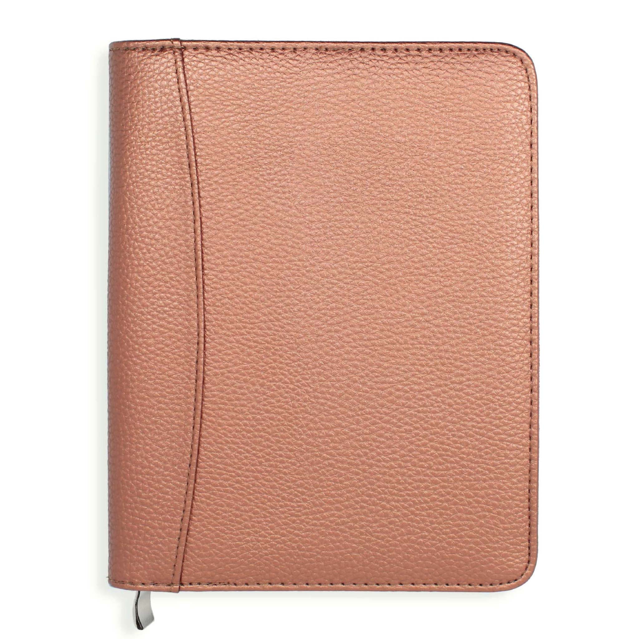 An image of Luxury Everyday Diary Cover | Full-Zip Cover with Internal Pocket Bronze