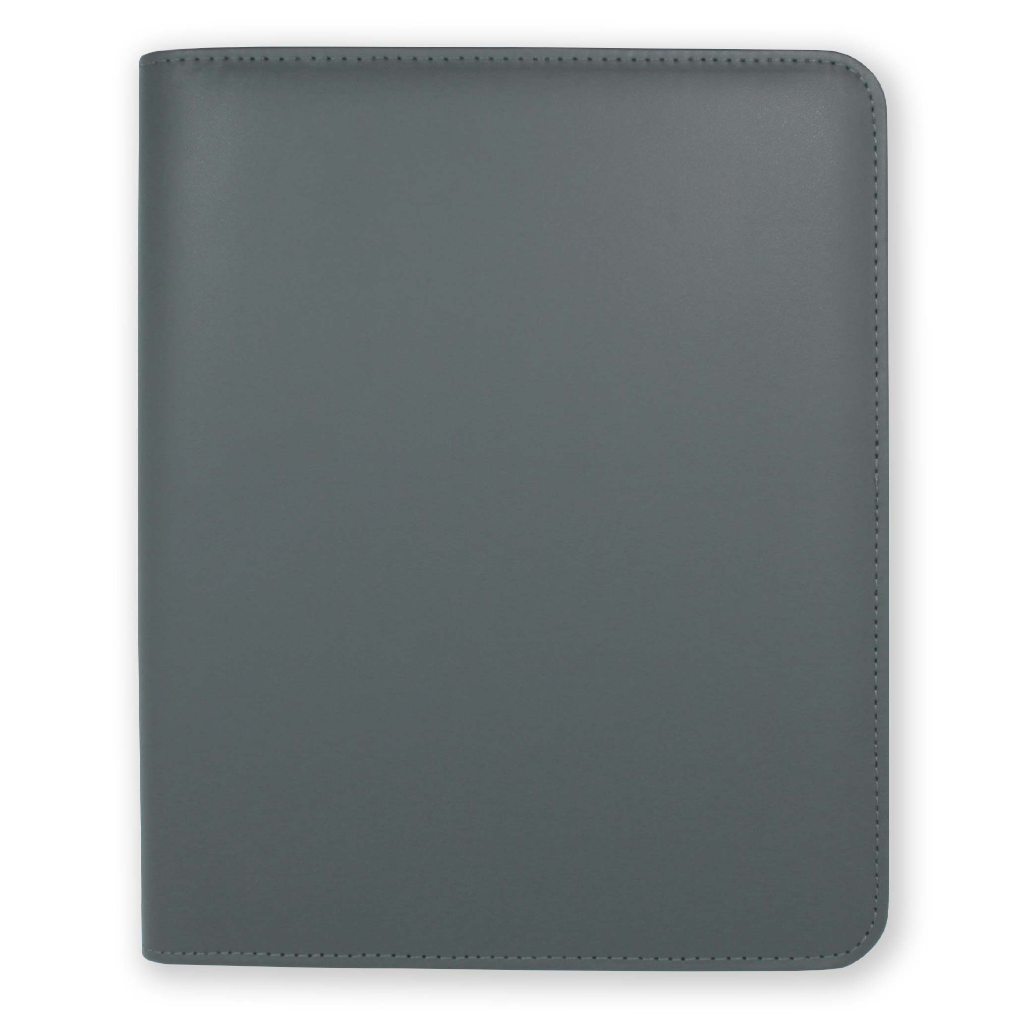 An image of Essentials A5 Diary Cover I A5 Full-Zip Cover with Internal Pocket Lead Grey