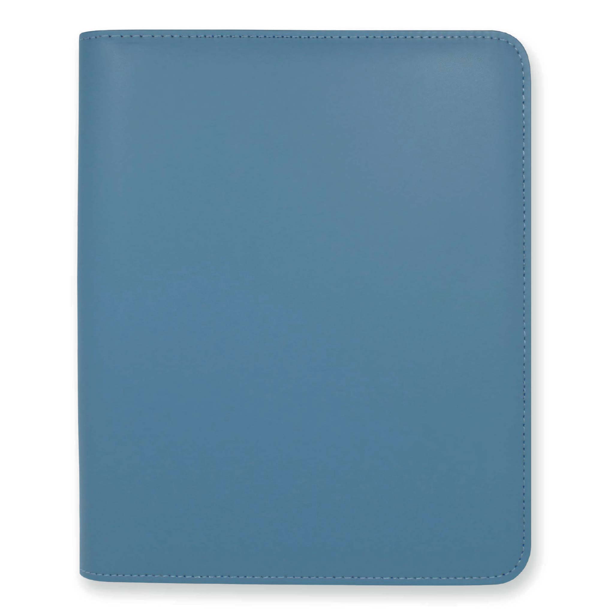 An image of Essentials A5 Diary Cover I A5 Full-Zip Cover with Internal Pocket Denim Blue