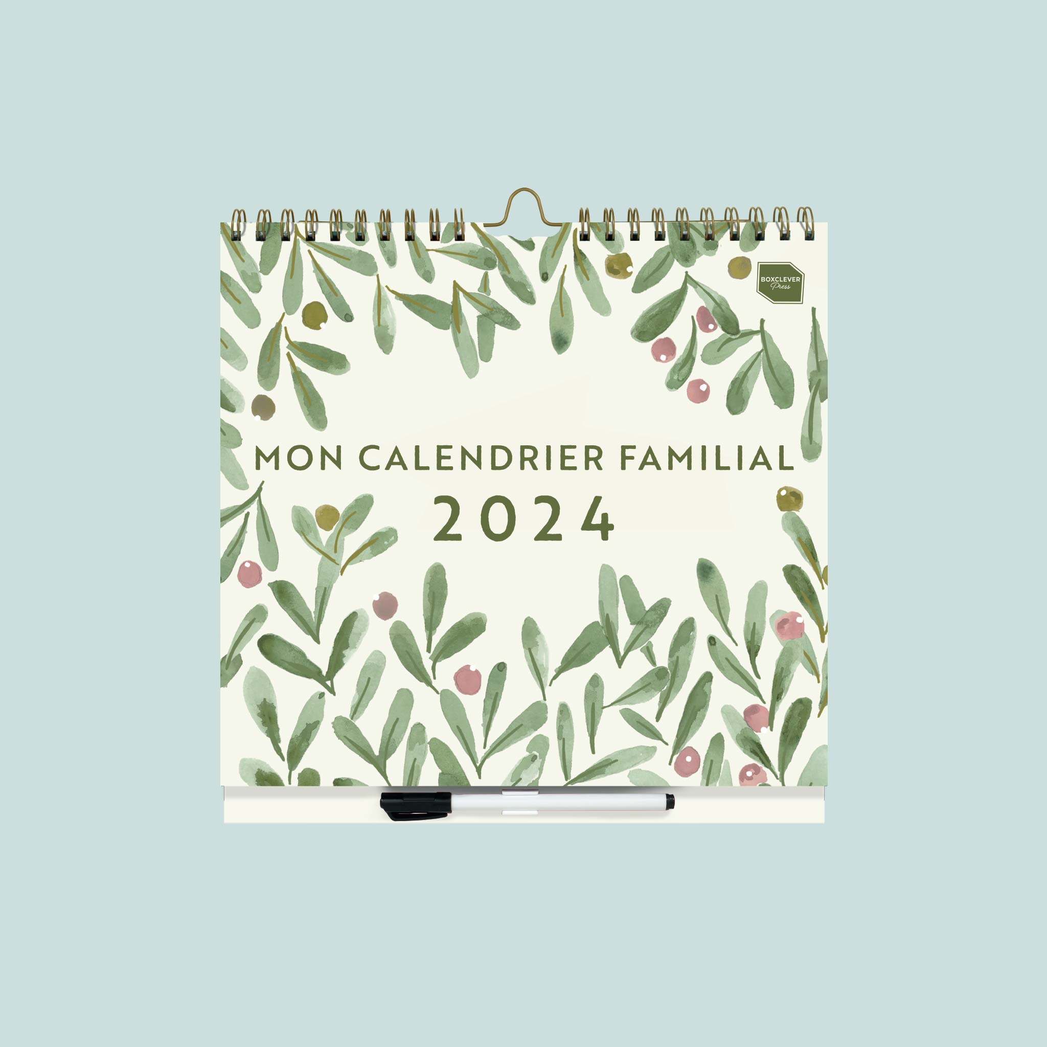 An image of Mon Calendrier Familial 2024 | French Family Weekly Planner 2024