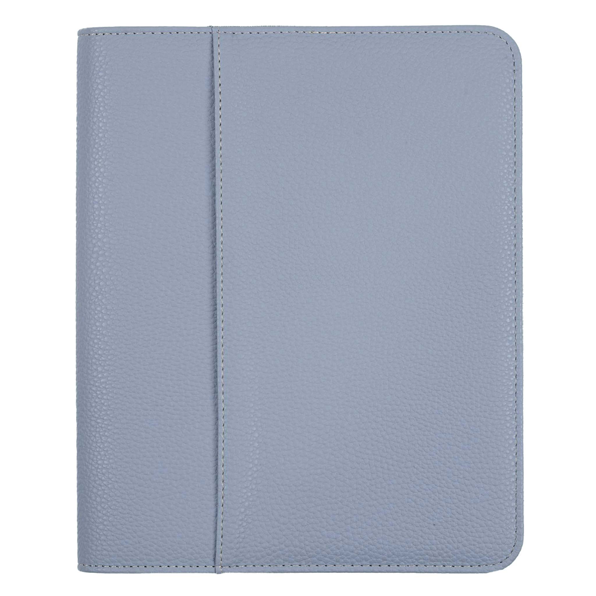 An image of Luxury A5 Diary Cover I A5 Full-Zip Cover with Pockets Cornflower Blue