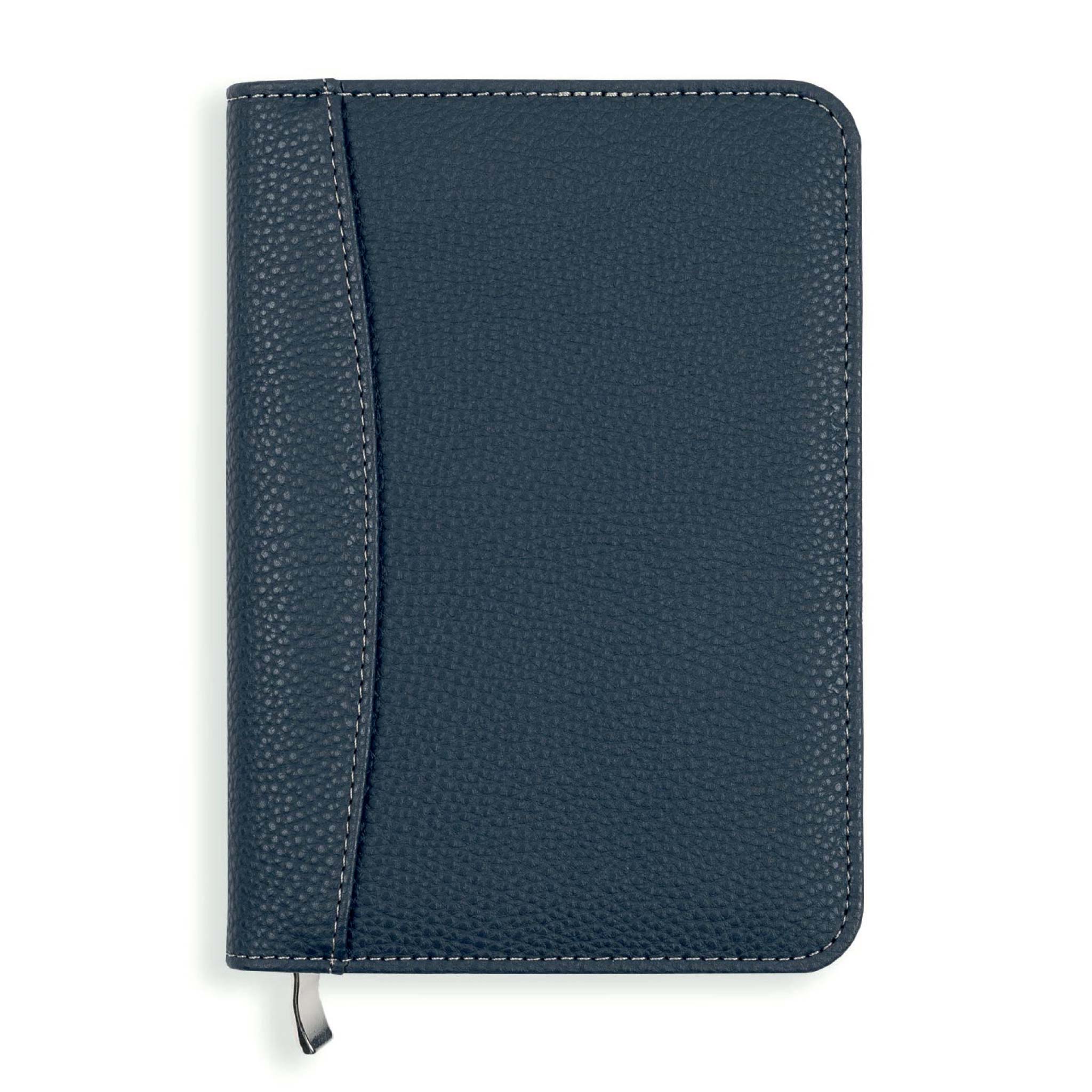 An image of Luxury A6 Diary Cover | A6 Full-Zip Cover with Internal Pocket Midnight Blue
