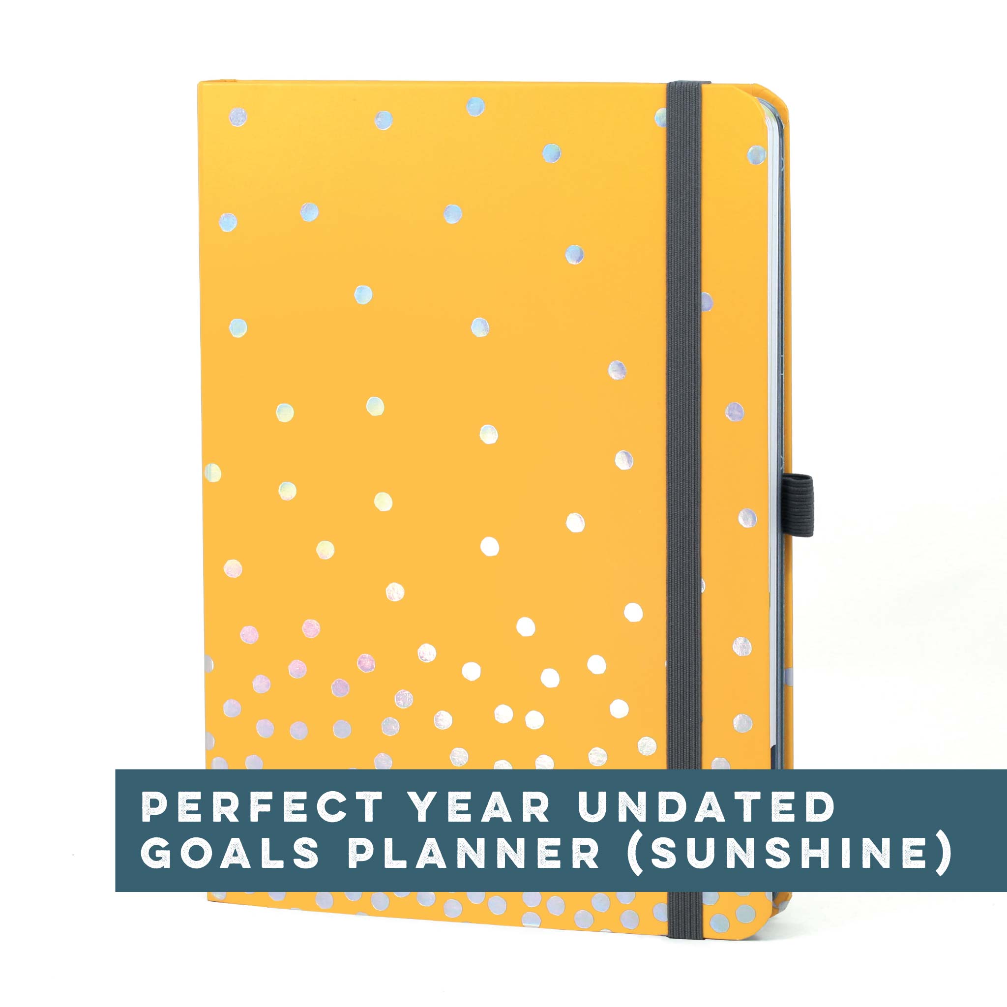 An image of Perfect Year Undated A5 Goal Planner (Sunshine) I Boxclever Press