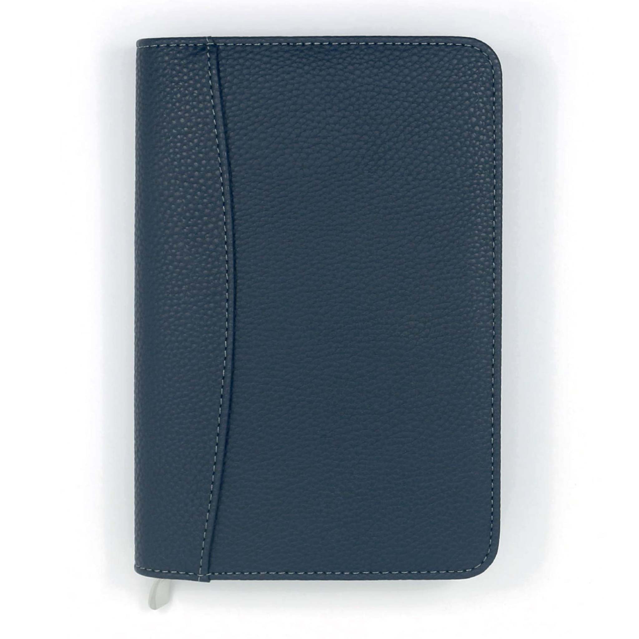 An image of Pocket Life Book Diary Cover I Full-Zip Slimline Cover with Pocket Midnight Blue