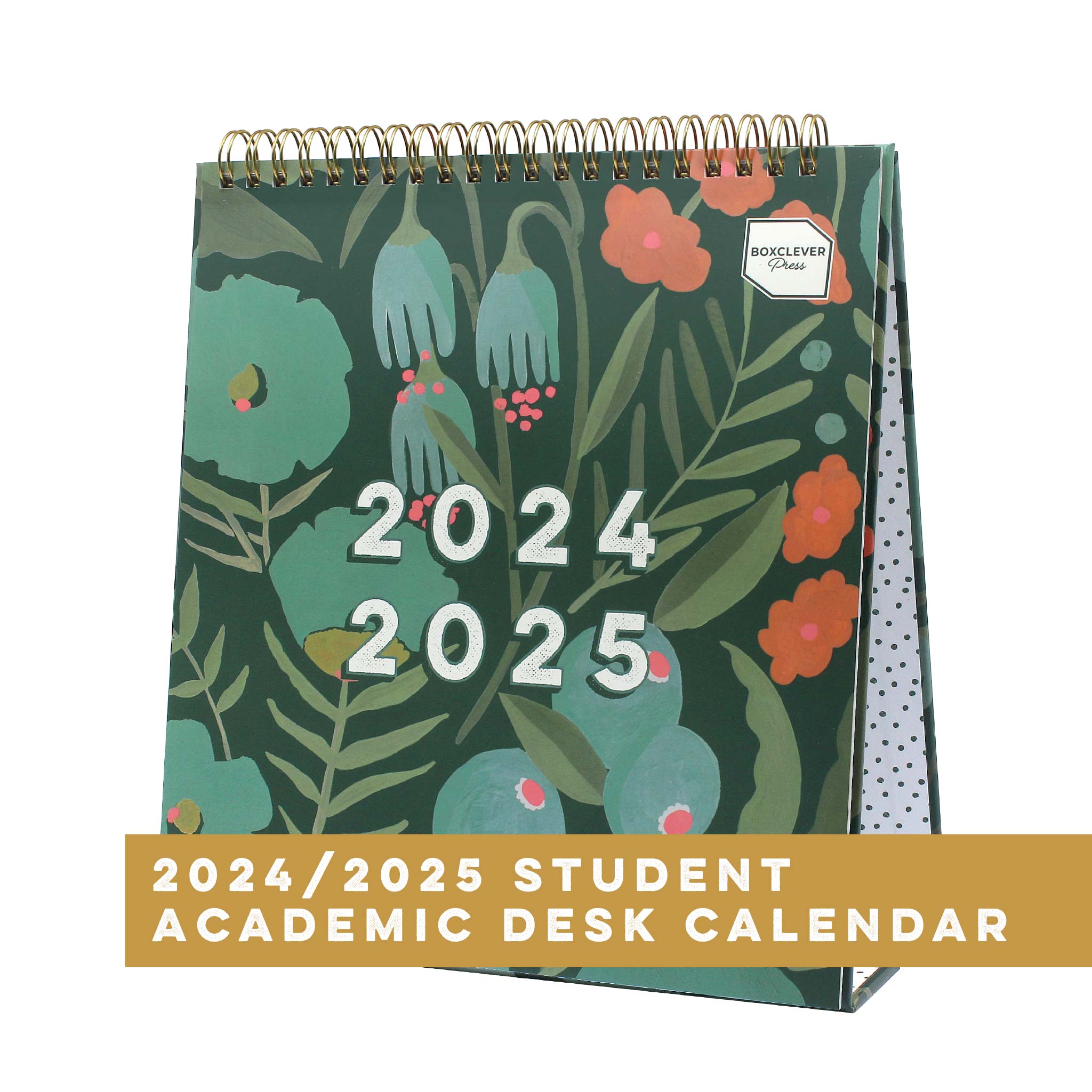 An image of Student Desk Calendar 2024 | Academic Desktop Planner
