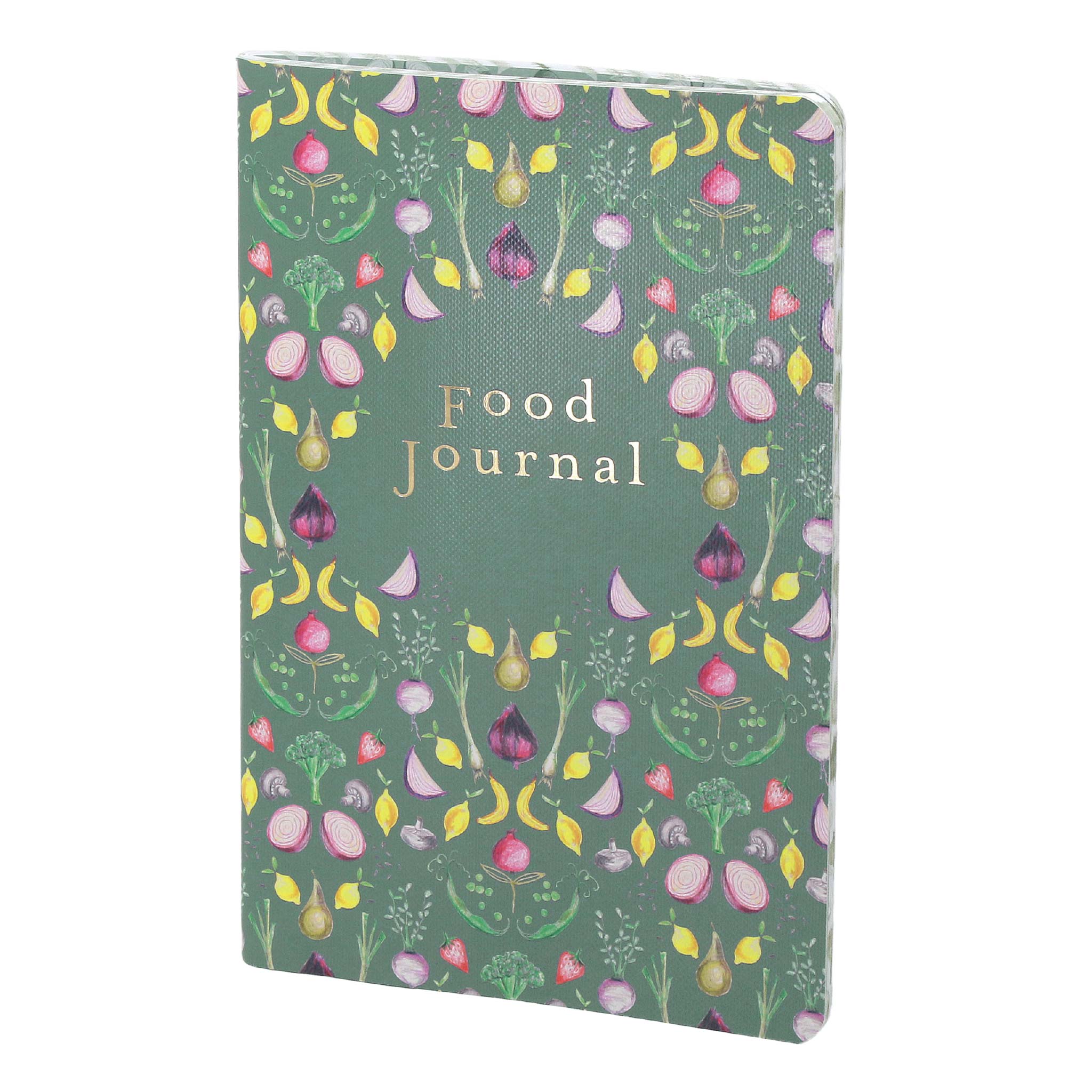 An image of Food Journal | Food Diary with Diet Pages, Weight Loss Trackers & More Vegetable...