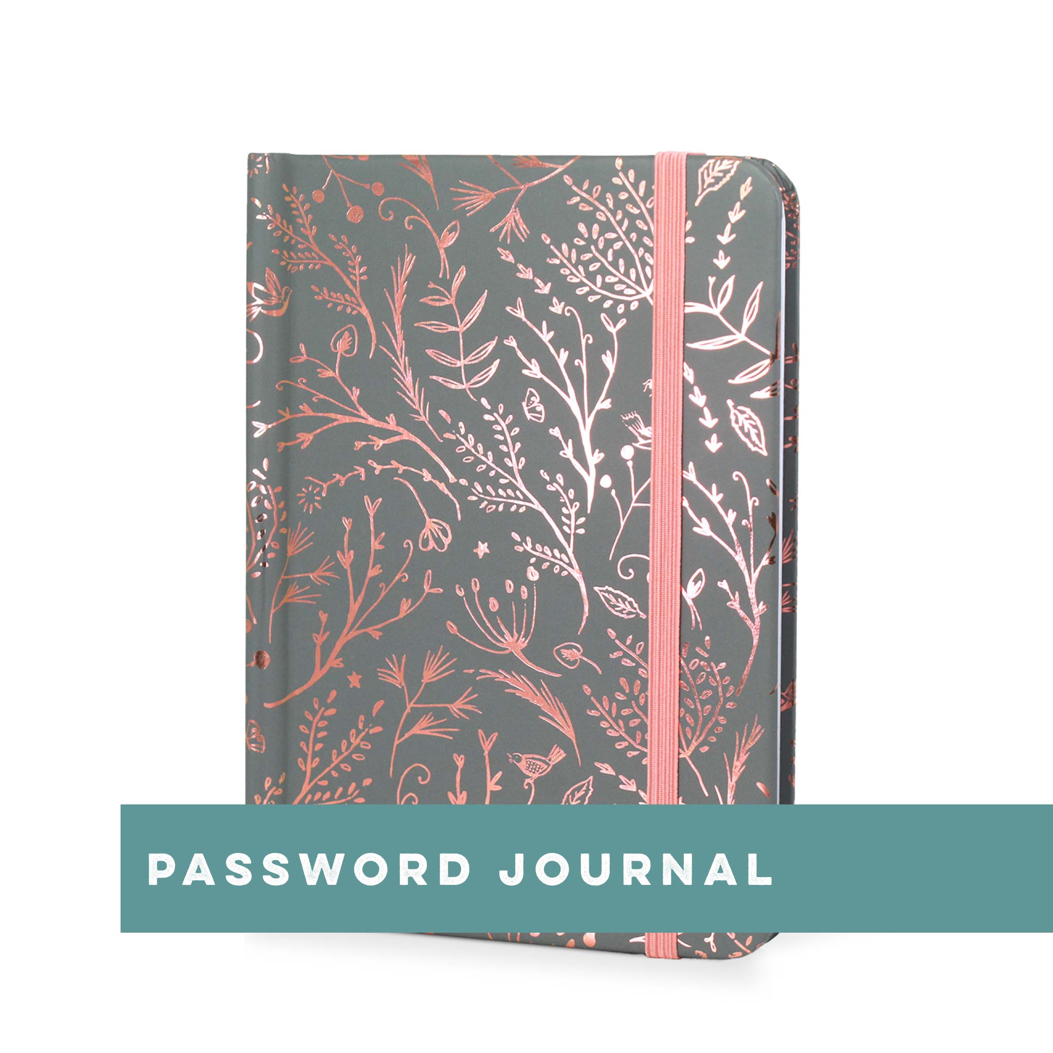 An image of Password Book Grey Mist