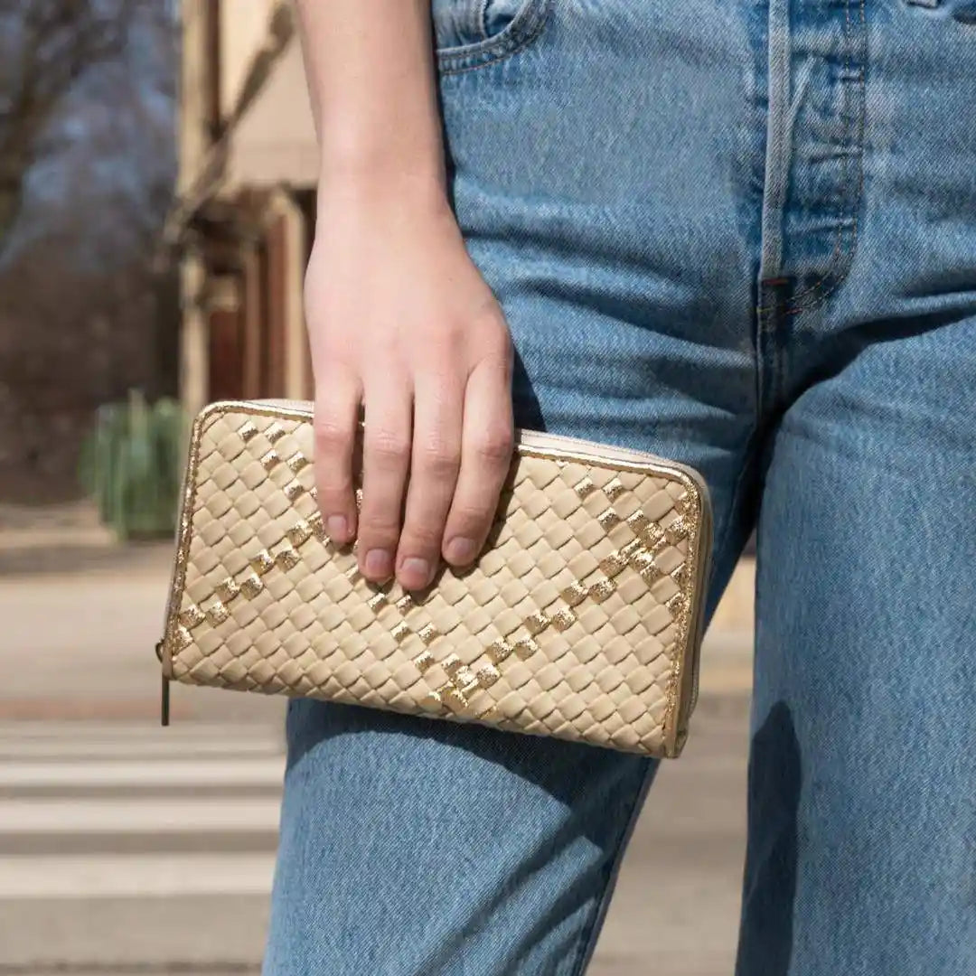 Haute Shore Cash | Full Size Woven Neoprene Wallet