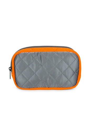 Haute Shore  Black Quilted Puffer Pouch / Makeup Case - Charli Noir