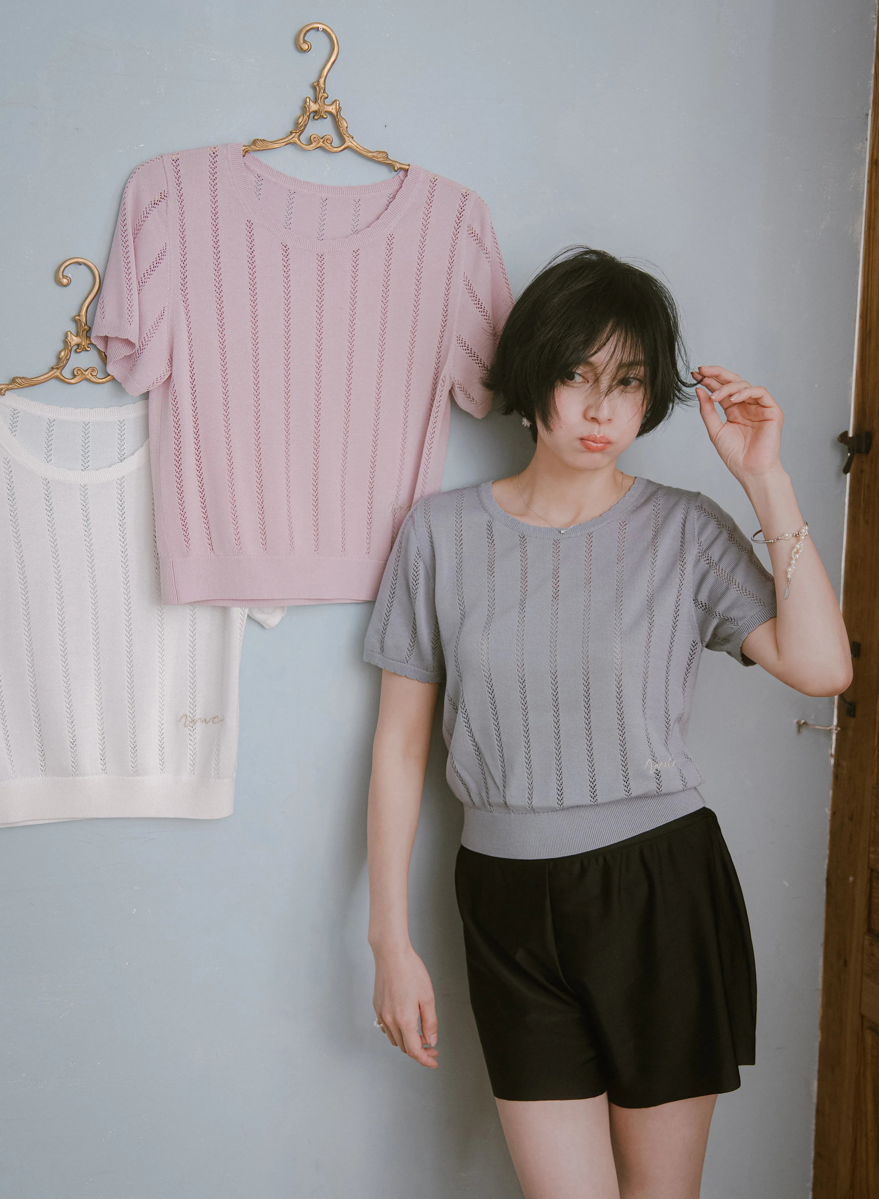 TencelSilkOpenworkLogoEmbroideredKnit_8