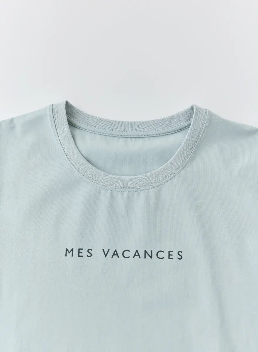 サマーロゴTシャツ - MES VACANCES