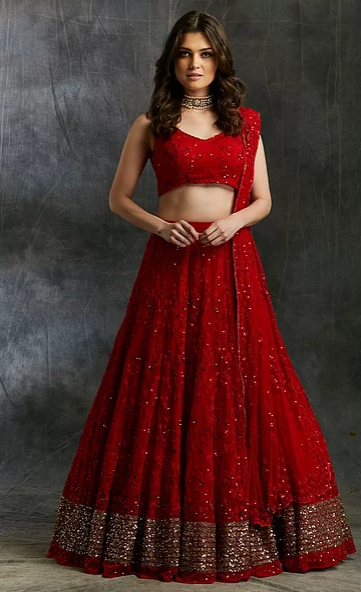 astha narang lehenga