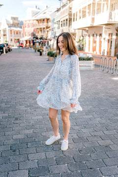 Summer Bliss Paisley Swing Dress