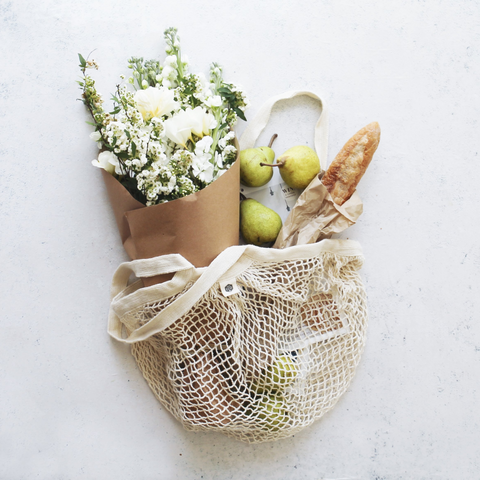 Ever Eco Organic Canvas Tote Bag with Pockets