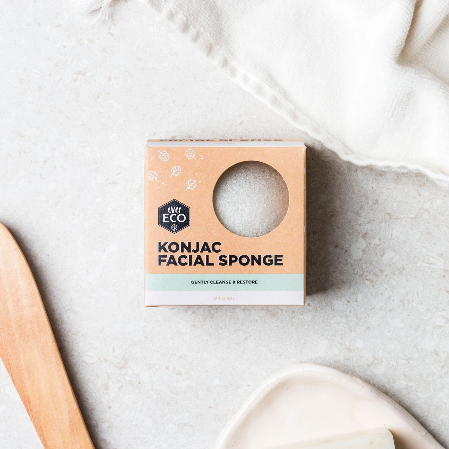 Ever Eco Konjac Facial Sponge - Original