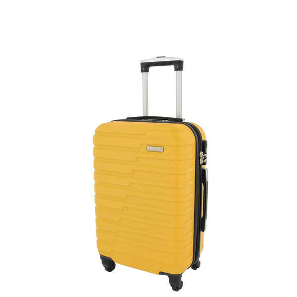 4 WHEELS LUGGAGE YELLOW ABS