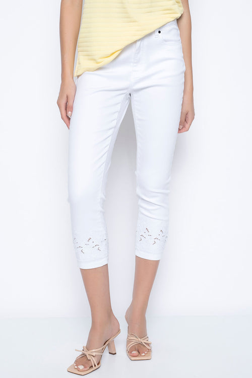 Cut-Out Embroidered Jeans, Shop Now