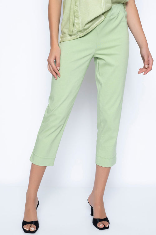 Lands End (Wisconsin, USA) Green Pencil Capri Pants Decorated with