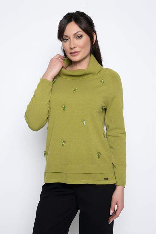 Long Sleeve Crew Neck Top, Picadilly Canada