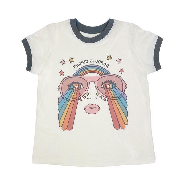 Tiny Whales - Dream in Color Ringer Tee
