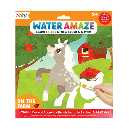 OOLY - Water Amaze Water Reveal Boards - On The Farm (13 PC Set)