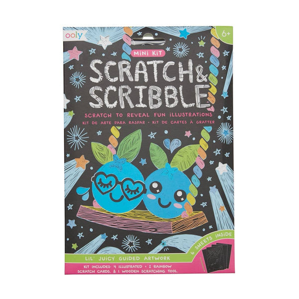 OOLY - Mini Scratch & Scribble Art Kit: Lil' Juicy - liftsurelevadores