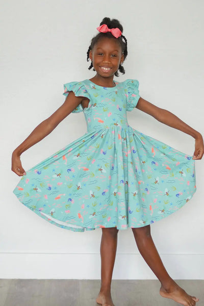 Ollie Jay - Olivia Dress in Mermaid