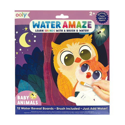 OOLY - Water Amaze Water Reveal Boards - Baby Animals (13 PC Set)