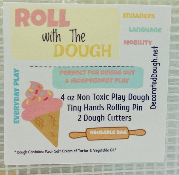Decorated Dough - Roll W/ Ice cream Dough