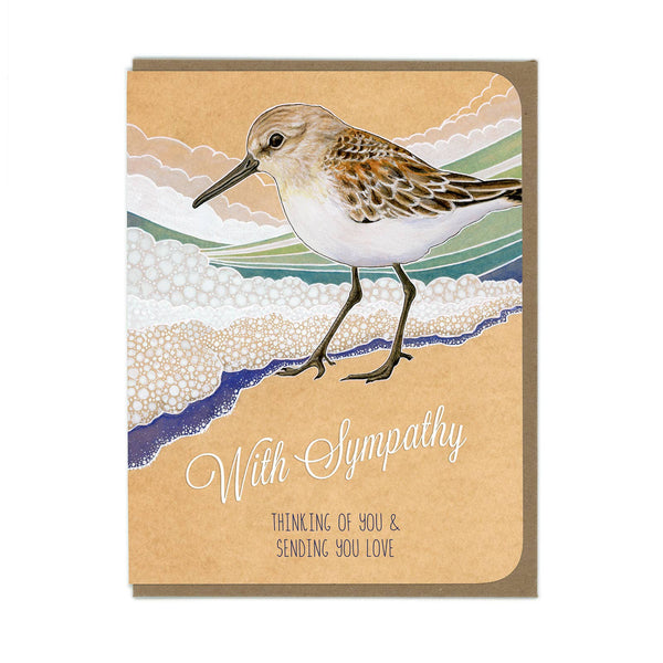 Amy Rose - Sympathy Sandpiper Card - kennethodaniel