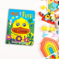 Little Hippo Books - Not a Peep - Children's Easter Sensory Board Book Featuring Touch and Feel Zipper Mouth and Googly Eyes