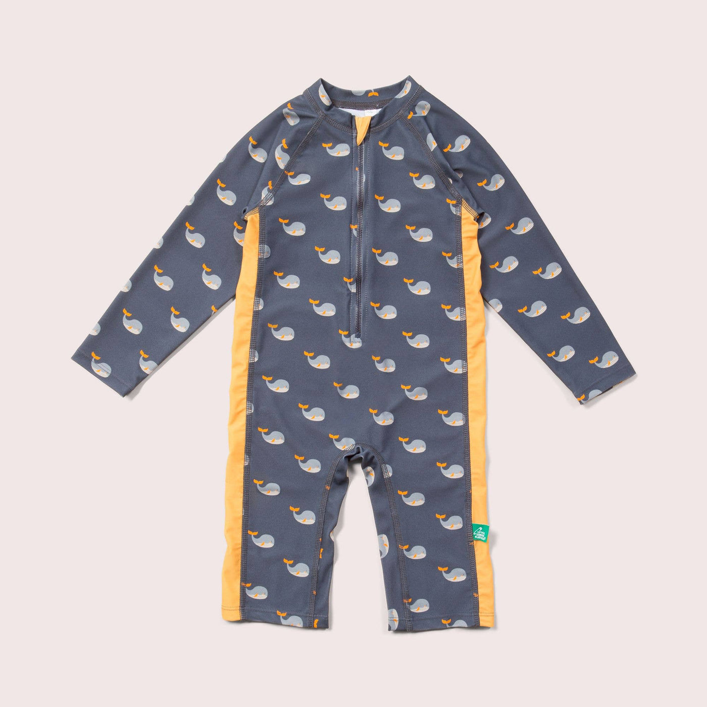 Little Green Radicals - Whale Song UVP 50+ Recycled Sunsafe Sunsuit - kennethodaniel