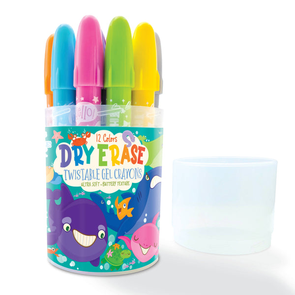 The Piggy Story - Dry Erase Twistable Gel Crayons- Under the Sea